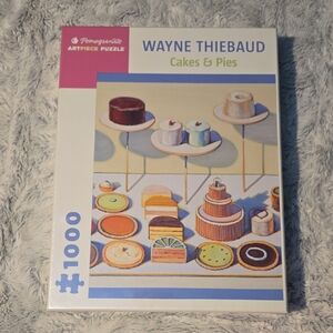 Pomegranate Artpiece Wayne Thiebaud Cakes & Pies 1000 Piece Puzzle, New